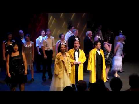 Finale of &quot;Singing in the Rain&quot; at Fort Smith Little Theater