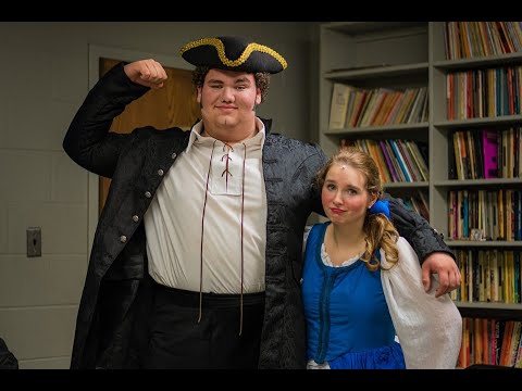 &quot;Beauty and the Beast&quot; Musical - Scene leading into &quot;Me&quot; (Comedic Dance Between Belle and Gaston)